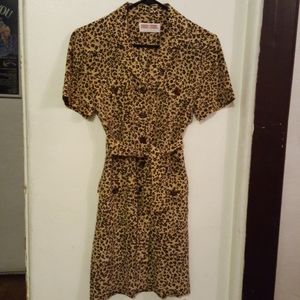 Maggy London VTG cheetah dress